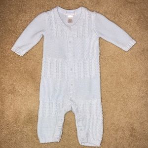 Long sleeve sweater romper